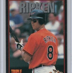 rare card mint 1993 Triple Play Previews #3 Cal Ripken Jr. Promo